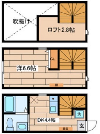 HERMIT CRAB HOUSE八雲の物件間取画像